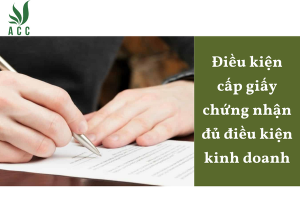 Điều kiện cấp giấy chứng nhận đủ điều kiện kinh doanh