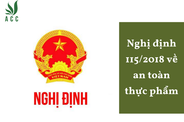 Nghị định 115/2018 về an toàn thực phẩm