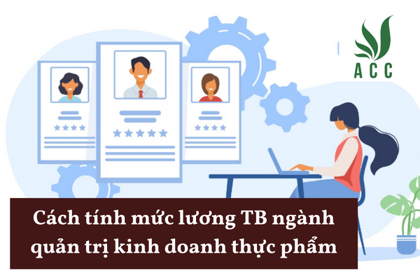 Cách tính mức lương TB ngành quản trị kinh doanh thực phẩm