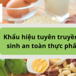 Khẩu hiệu tuyên truyền vệ sinh an toàn thực phẩm