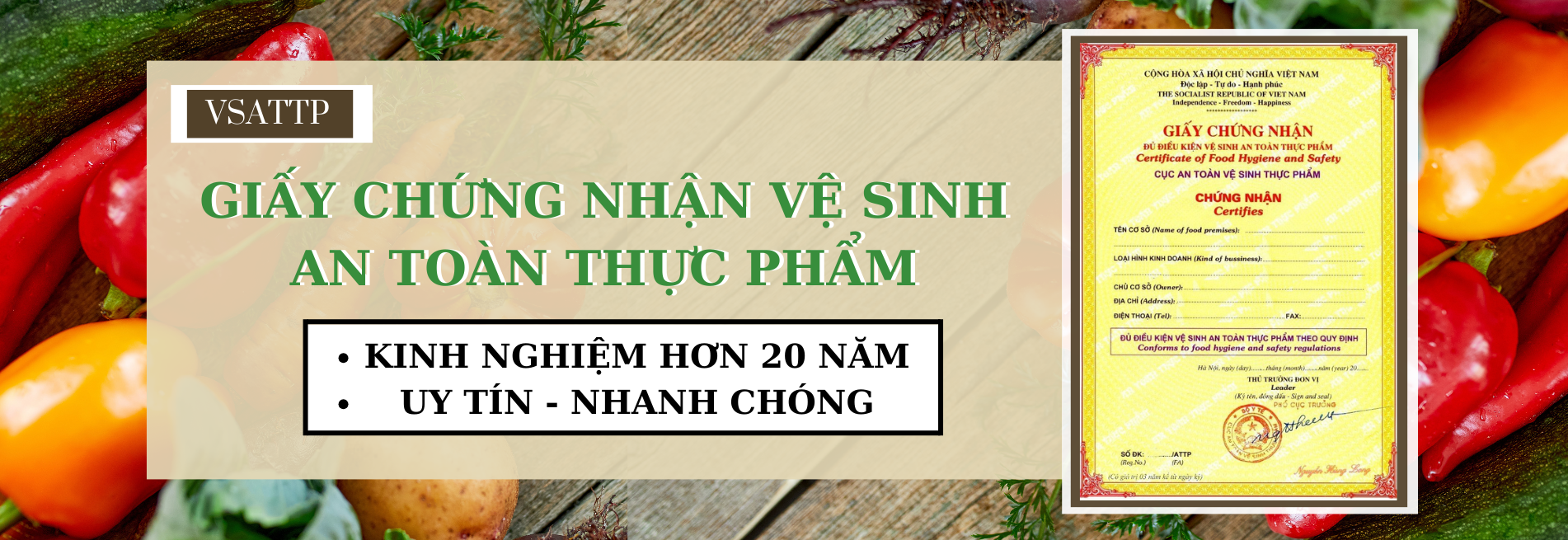 Vệ sinh an toàn thực phẩm
