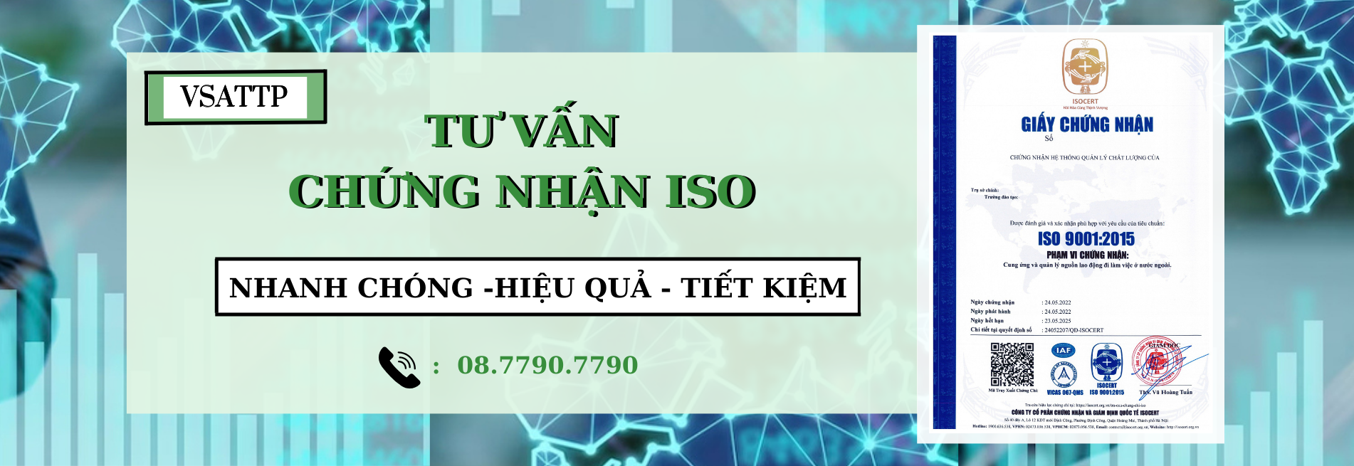 Chứng nhận ISO