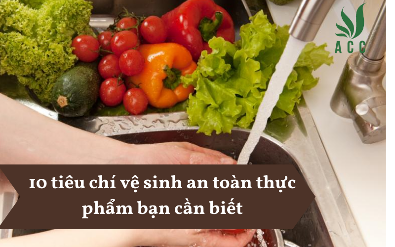 10 tiêu chí vệ sinh an toàn thực phẩm bạn cần biết