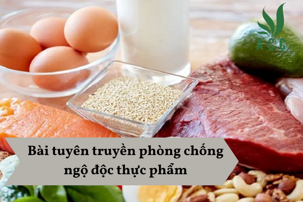 Bài tuyên truyền phòng chống ngộ độc thực phẩm