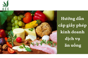 Hướng dẫn cấp giấy phép kinh doanh dịch vụ ăn uống