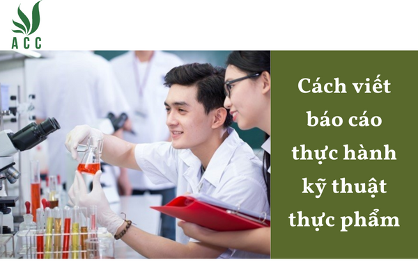 Cách viết báo cáo thực hành kỹ thuật thực phẩm