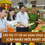 chỉ thị 13 về an toàn thực phẩm