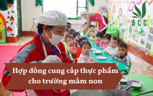 Hợp đồng cung cấp thực phẩm cho trường mầm non