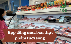 Hợp đồng mua bán thực phẩm tươi sống