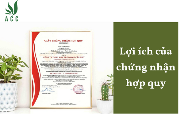Lợi ích của chứng nhận hợp quy