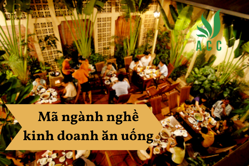 Mã ngành nghề kinh doanh ăn uống