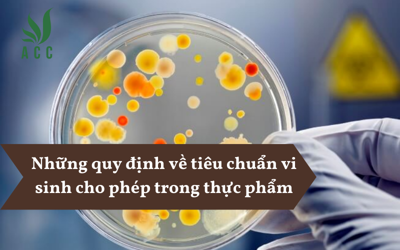 Những quy định về tiêu chuẩn vi sinh cho phép trong thực phẩm