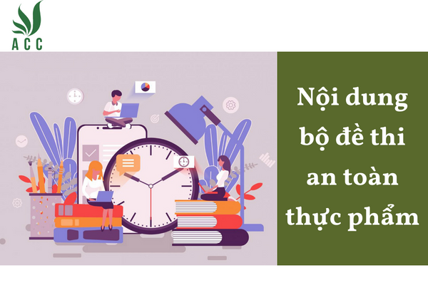 Nội dung bộ đề thi an toàn thực phẩm