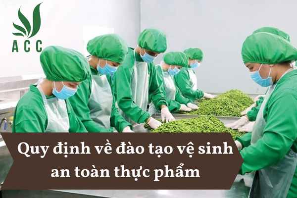 Quy định về đào tạo vệ sinh an toàn thực phẩm