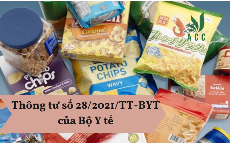 Thông tư số 28/2021/TT-BYT của Bộ Y tế