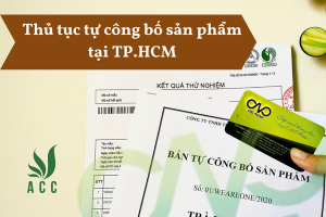 Thủ tục tự công bố sản phẩm tại TP.HCM