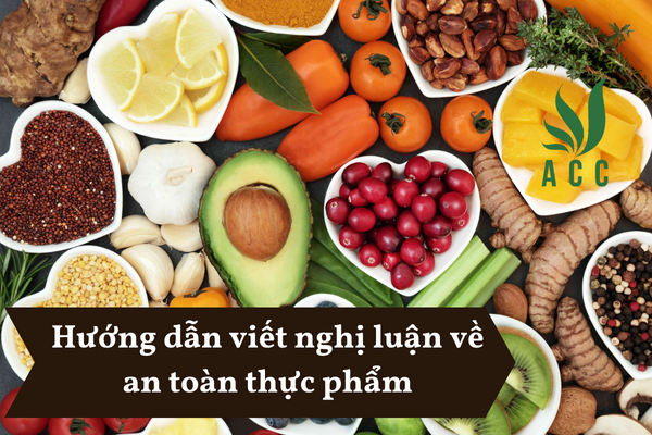 Hướng dẫn viết nghị luận về an toàn thực phẩm