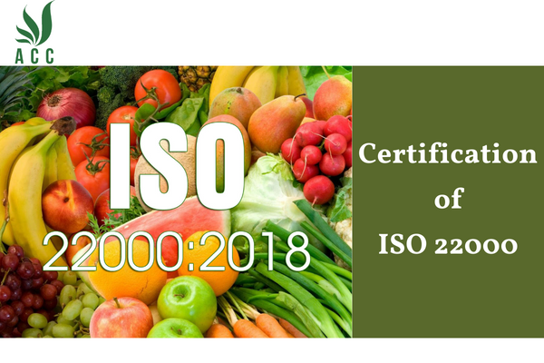 Certification of ISO 22000