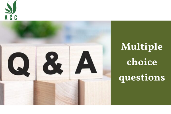 Multiple choice questions