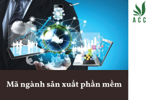 Mã ngành sản xuất phần mềm