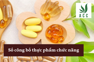 Số công bố thực phẩm chức năng