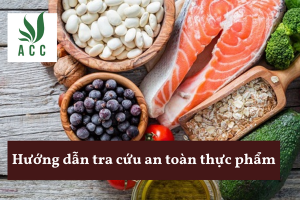 Hướng dẫn tra cứu an toàn thực phẩm