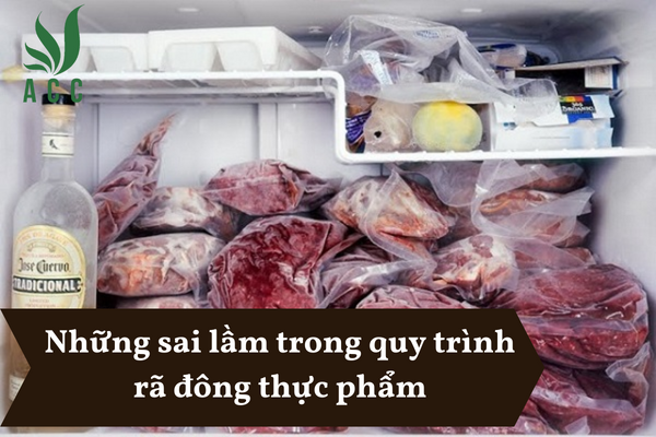 Những sai lầm trong quy trình rã đông thực phẩm