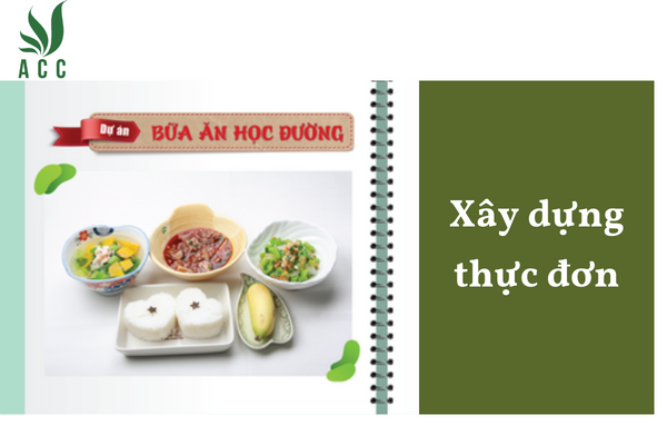Xây dựng thực đơn