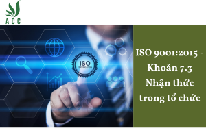 ISO 9001:2015 - Khoản 7.3 Nhận thức trong tổ chức