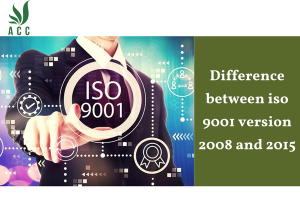 Difference between iso 9001 version 2008 and 2015
