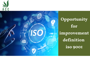 Opportunity for improvement definition iso 9001