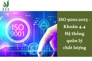 ISO 9001:2015 - Khoản 4.4 Hệ thống quản lý chất lượng